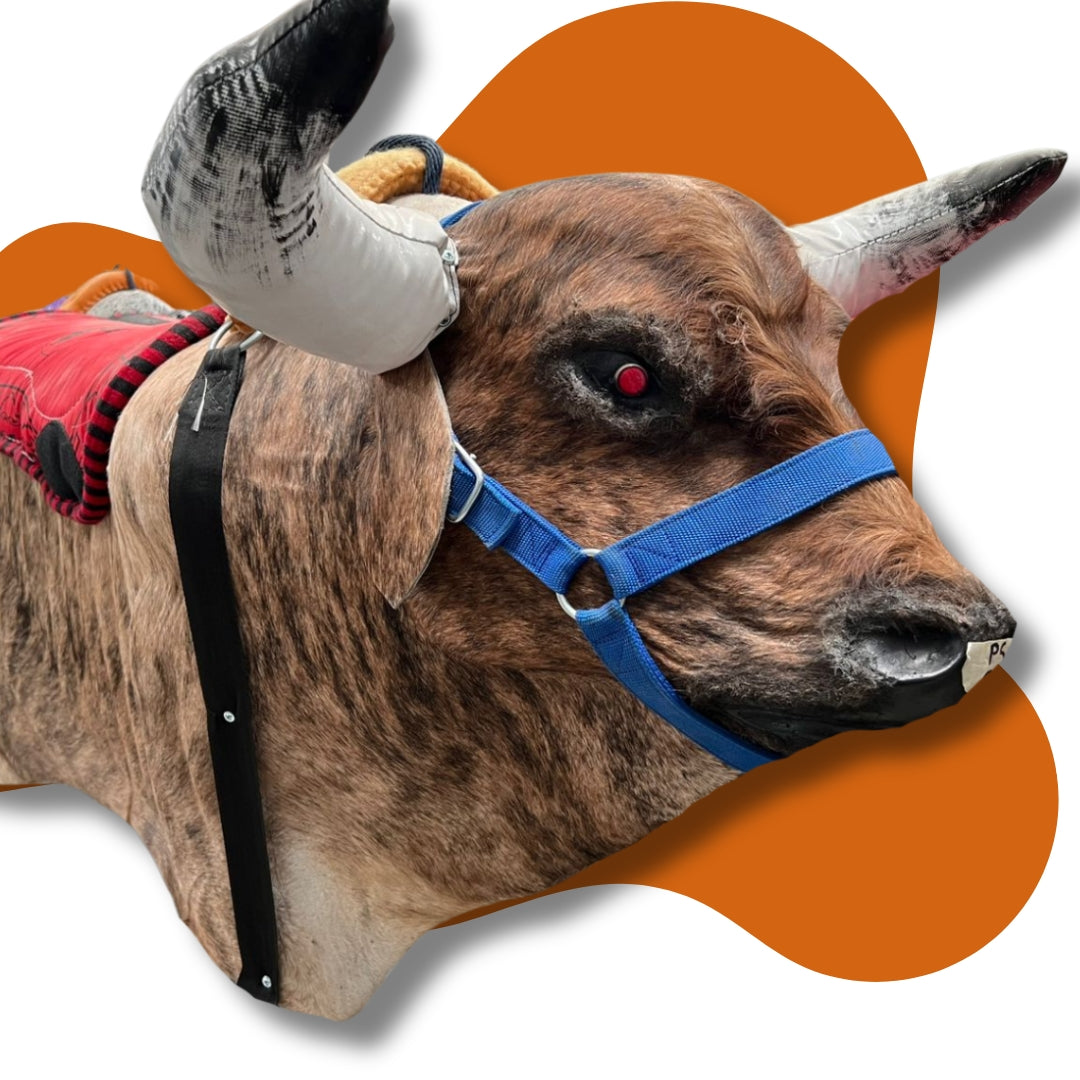 Toro Mecánico de Piel y Ojos Led