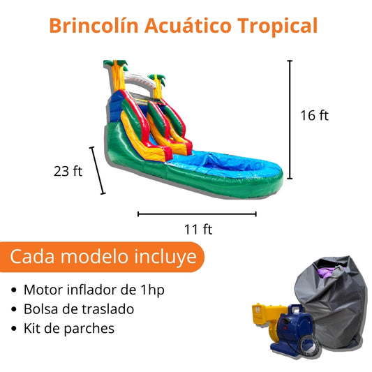 Brincolín Acuático Tobogán