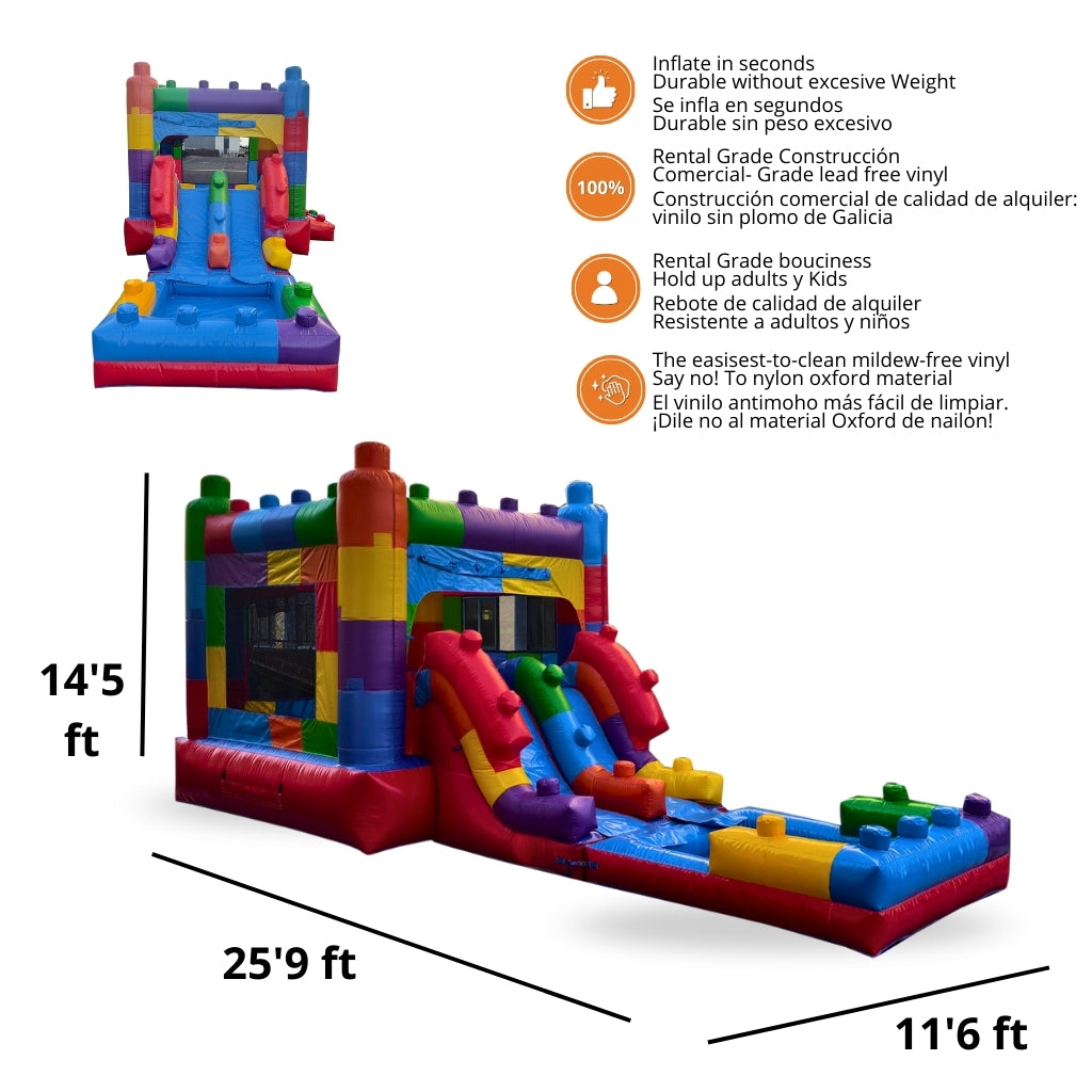 Brincolín 3 en 1 Lego