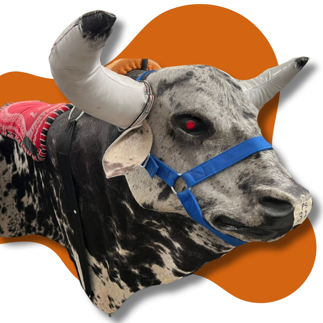 Toro Mecánico de Piel y Ojos Led