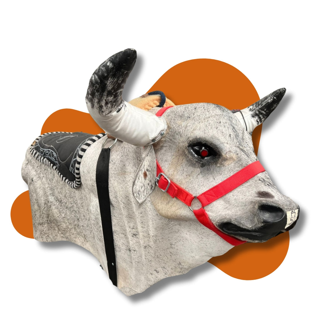 Toro Mecánico de Piel y Ojos Led