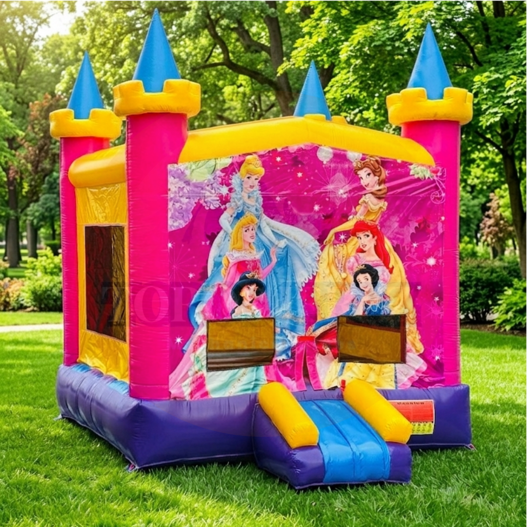Jumper Comercial 13 x 13 ft Castillo de Princesas | Bounce House en Venta | Toros Jerez