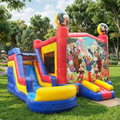 Jumper Combo 17x17 ft Casa Mickey Mouse con Resbaladilla | seco y agua | Toros Jerez