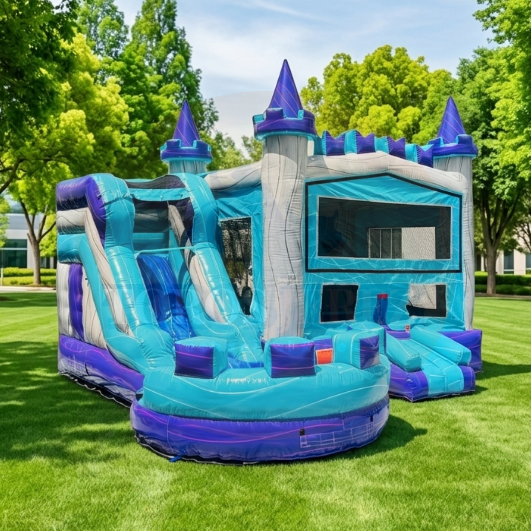 Jumper Comercial 13 x 13 ft Castillo Mármol | Marble Bounce House en Venta | Toros Jerez