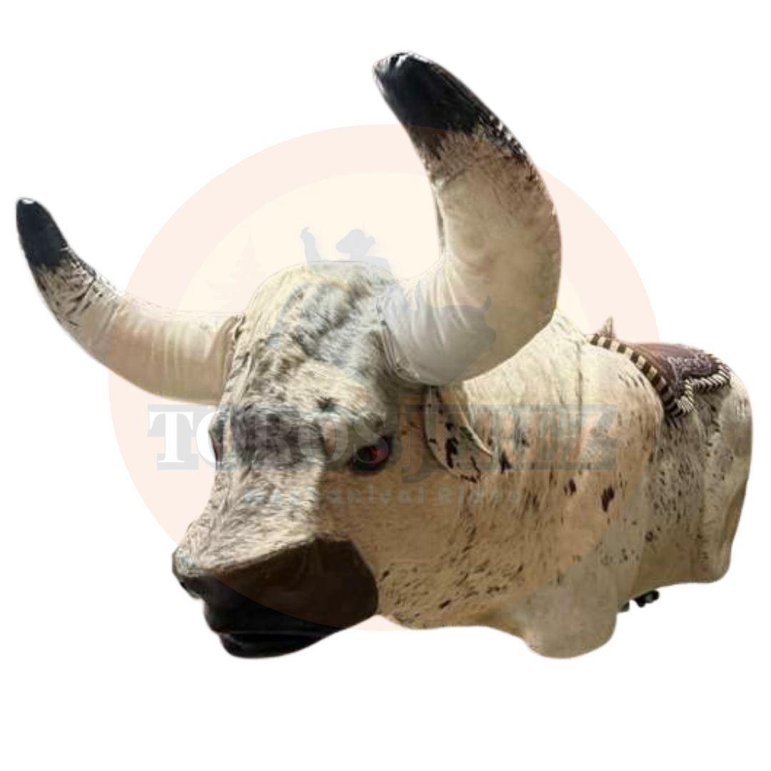 Toro Mecánico VIP Oscilatorio de Piel con Ojos LED | Premium Mechanical Bull | Toros Jerez