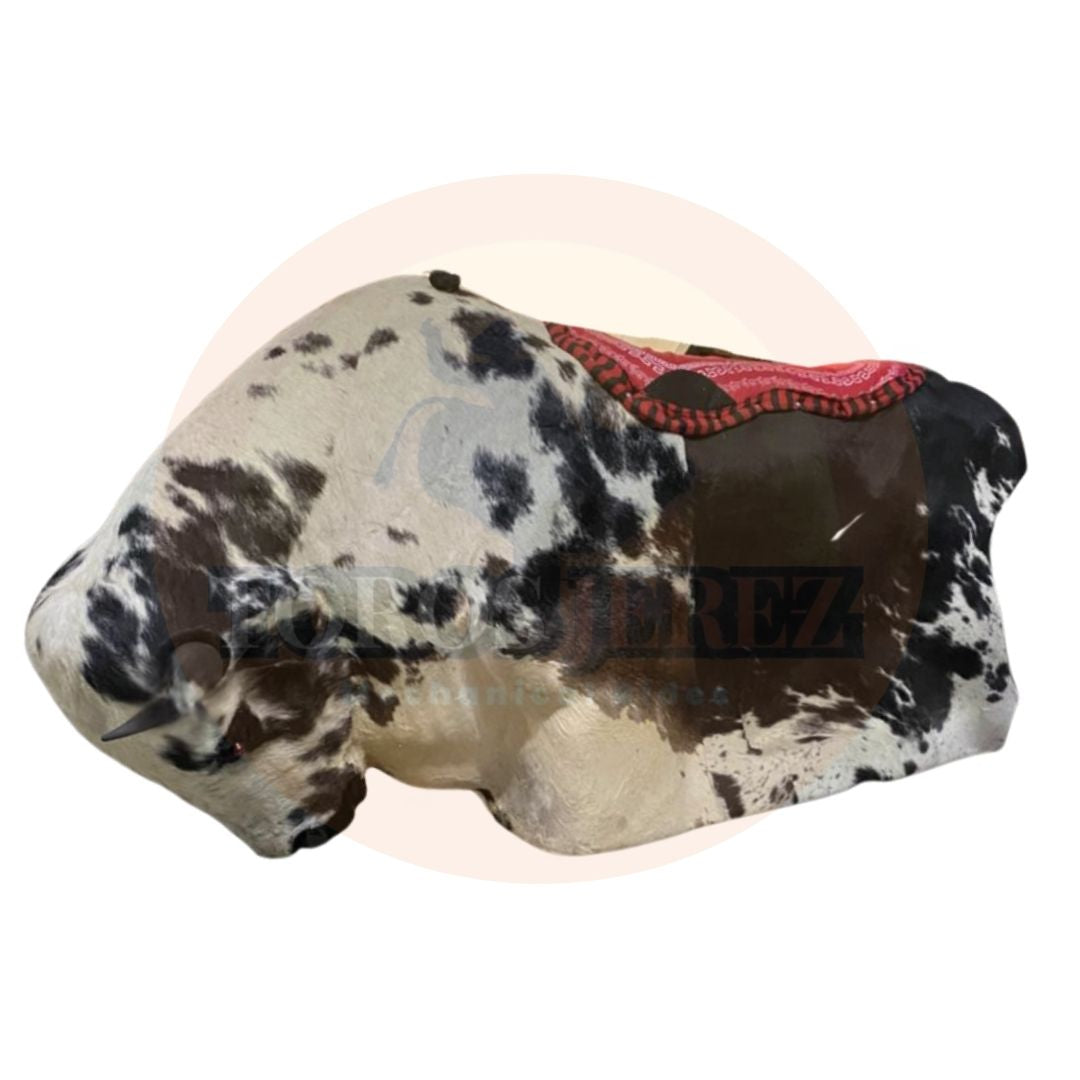 Toro Mecánico USA Bull de Piel con Cámara de Humo y Ojos LED | Professional Mechanical Bull | Toros Jerez