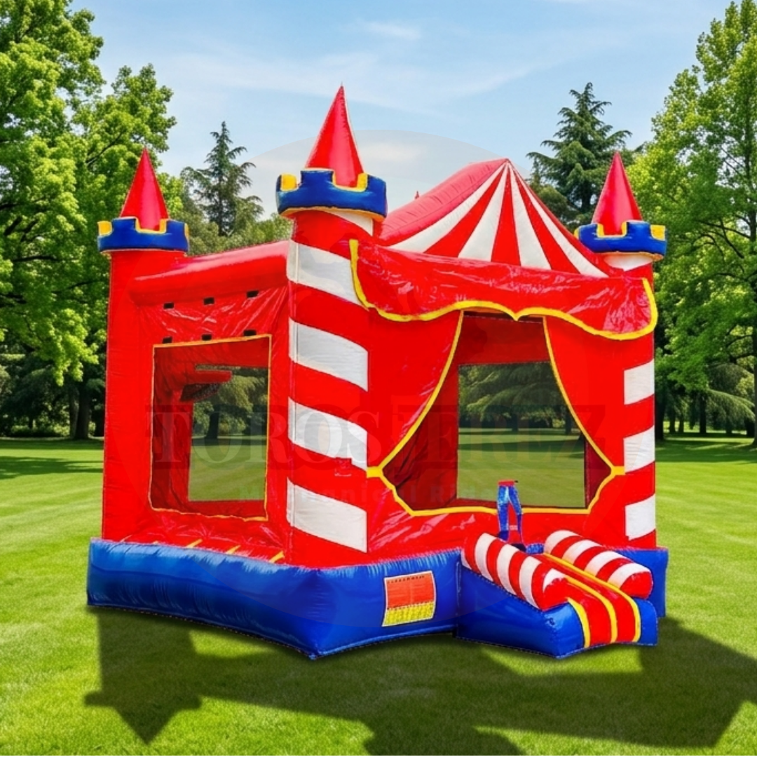 Jumper Comercial 13 x 13 ft Castillo Circo | Circus Bounce House en Venta | Toros Jerez