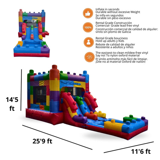 Brincolín 3 en 1 Lego